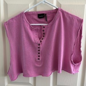 Urban Outfitters Pink Purple Muscle Tank